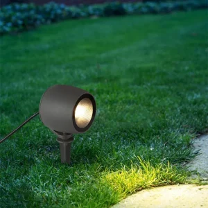 LED-spotlight til hagen – vanntett bakke-spotlight for blomsterbed og gangsti
