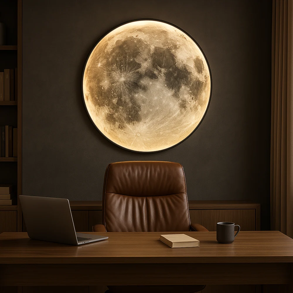 MoonAura | Magisk 3D-månelampe med stemningsfullt lys - Image 7