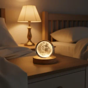 3D-krystallkule-nattlampe – MoonlitOrb