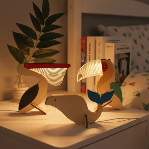 Akryl LED-lampe – Glowfauna