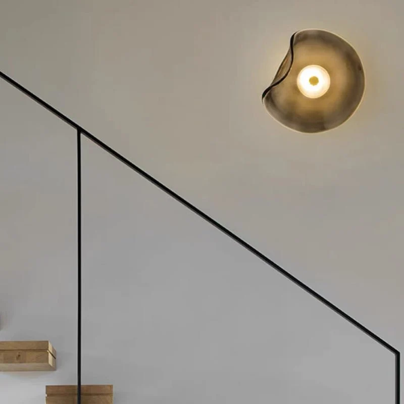 Amber vegglampe i røkt glass – Luminarae - Image 5