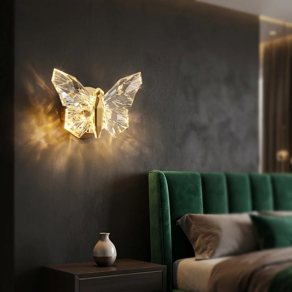 Sommerfuglformet LED-lampe – Glintwing