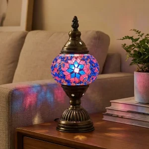 Fargerik mosaikklampe – Mosaicara