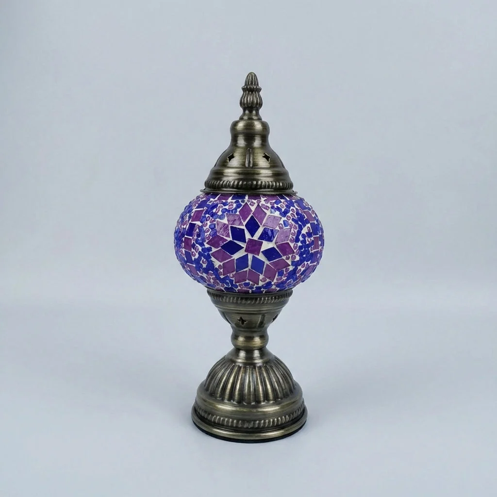 Fargerik mosaikklampe – Mosaicara - Image 6