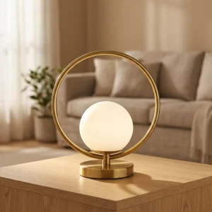 Dimbar ringformet bordlampe – Orbella
