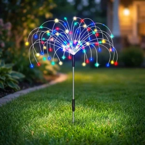Utendørslampe i fyrverkeristil – Flarispark