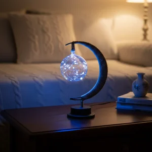LED-bollnattlys med snor – Celestiflux