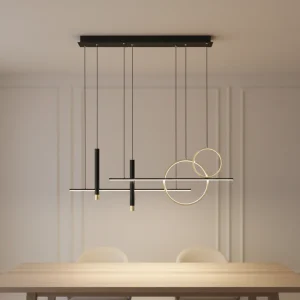 Minimalistisk metallhengelampe – Pendoria