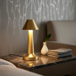Moderne bordlampe i metall – Stilight