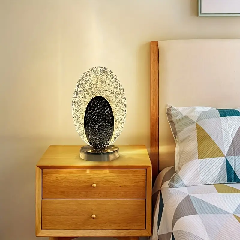 Perleinspirert bordlampe – AureaFeather - Image 6