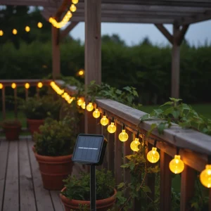 Soldrevet LED-lysslynge – LumenOrbs