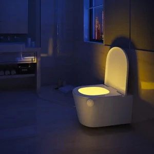 Bevegelsesstyrt nattlys til toalettet – GlowBowl