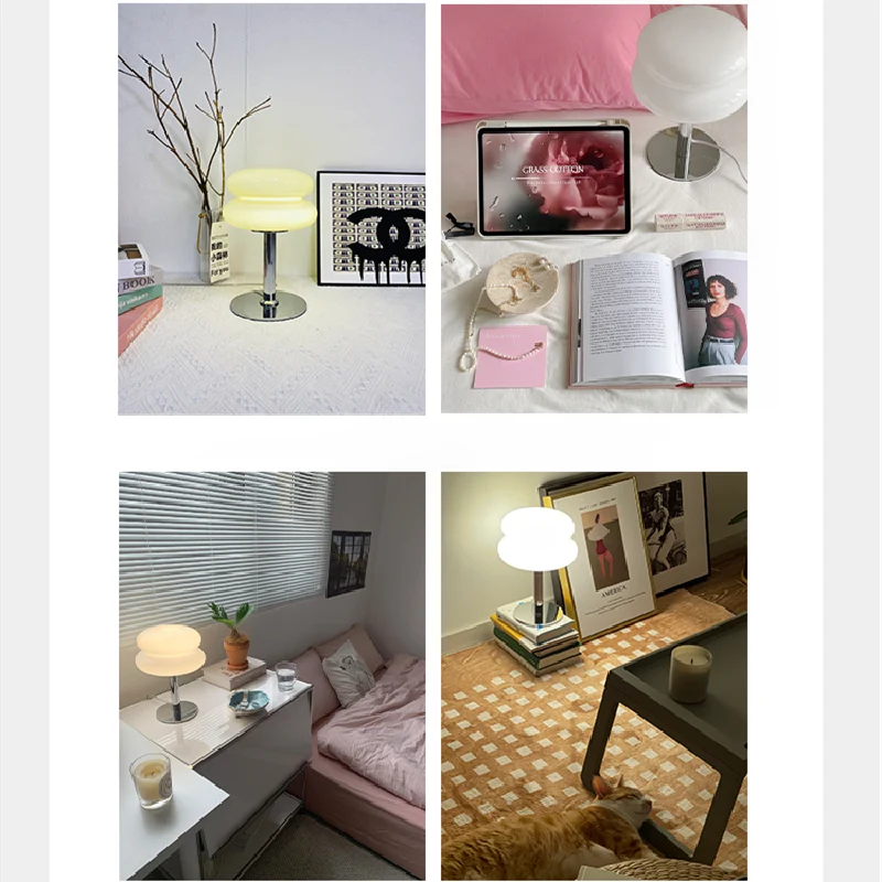 Designer-glassbordbelysning – stemningsfull LED-lampe for soverom og arbeidsrom - Image 3