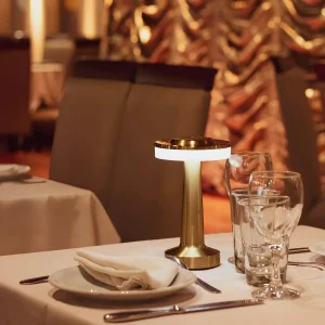 Trådløs retrobordlampe – LumiBar