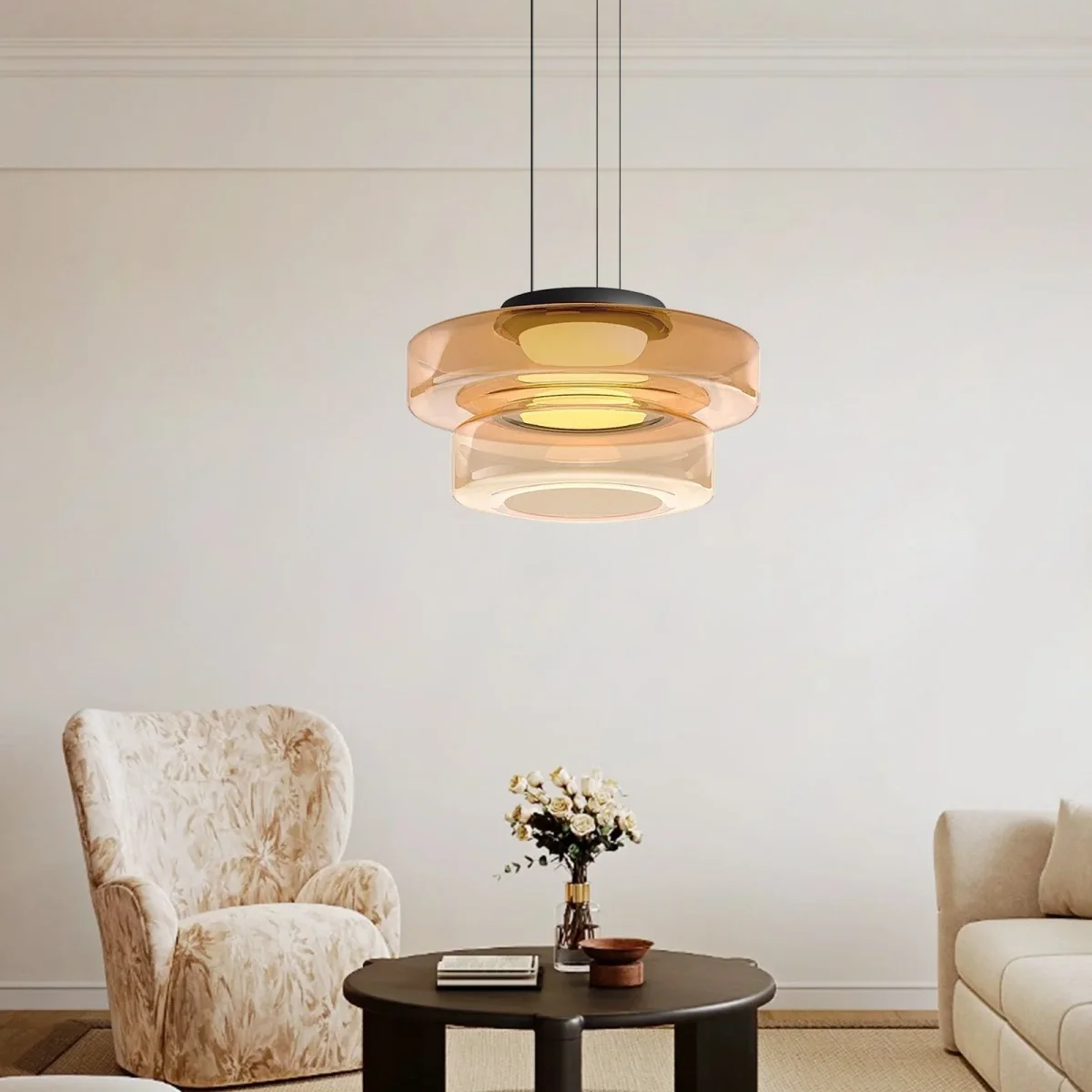Moderne glasspendel i Bauhaus-stil – AuroraSphere - Image 8