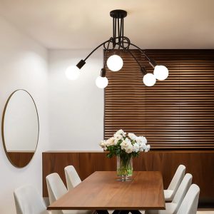 Moderne lysekrone i svart design – braccio