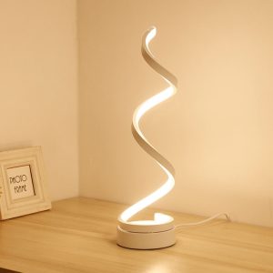 Spirala nattbordslampe